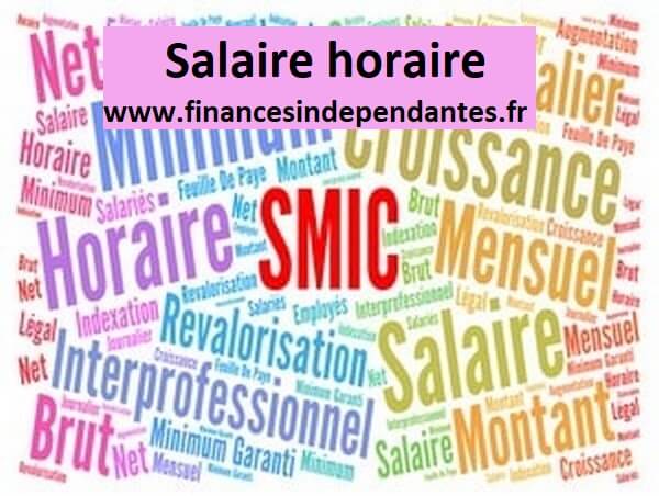 Salaire horaire